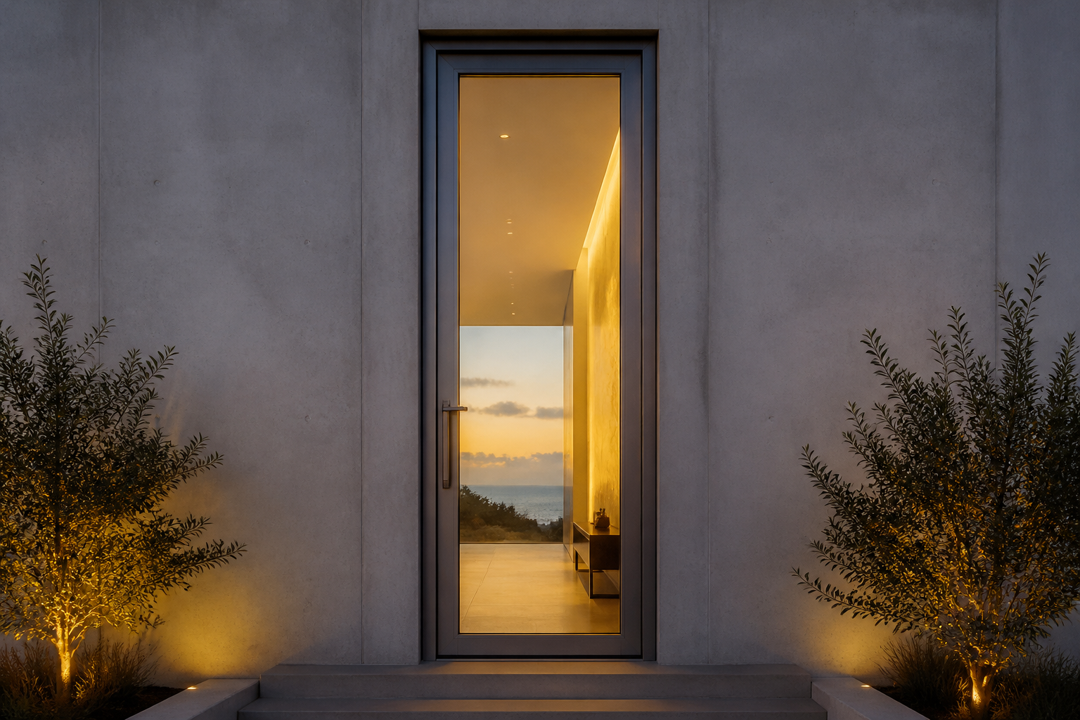VLX 100 Pivot Door in Orange County, CA | Westlight Windows Orange County - detail 1